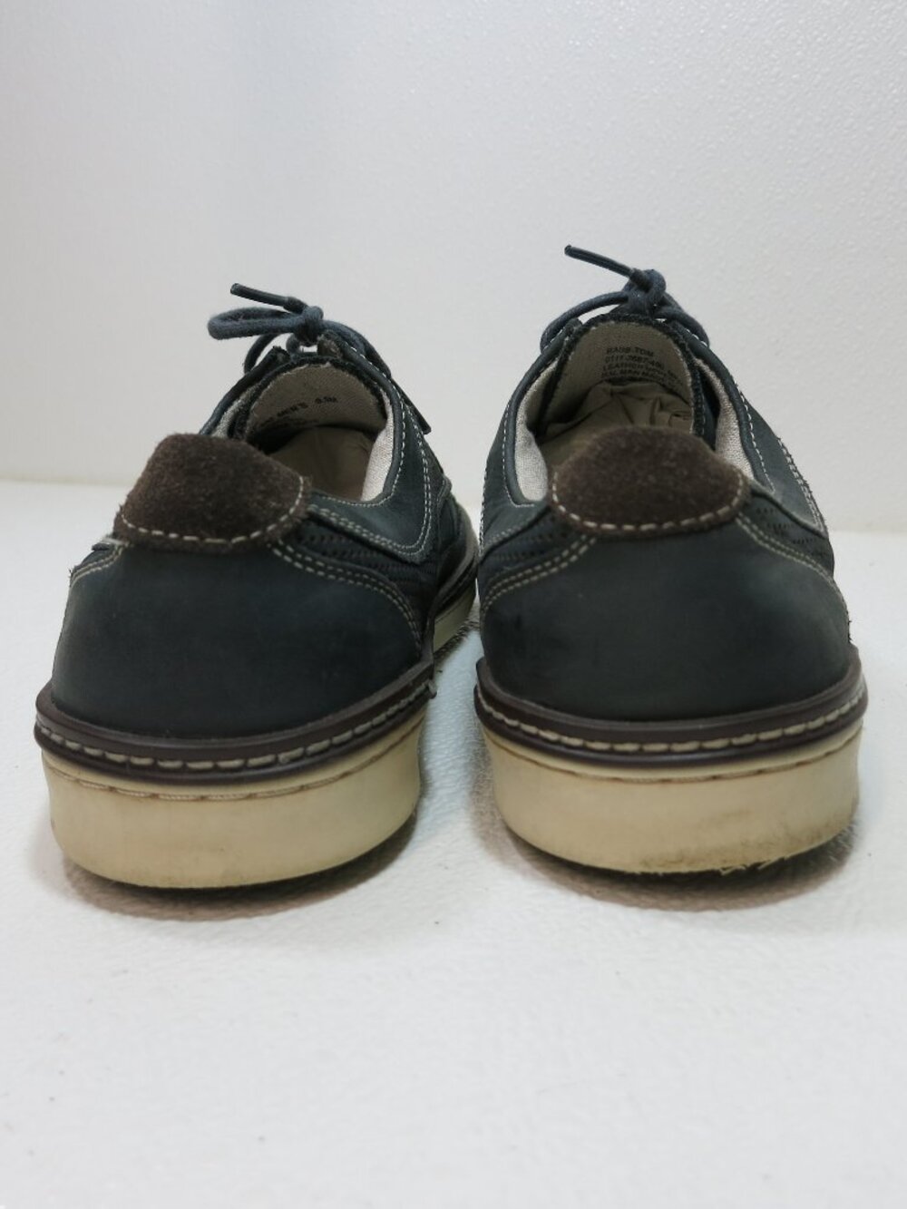 Bass Pasadena Suede Leather Rubber Sole Comfort Dress Oxfords Men's Footwear 9.5 - Picture 6 of 7
